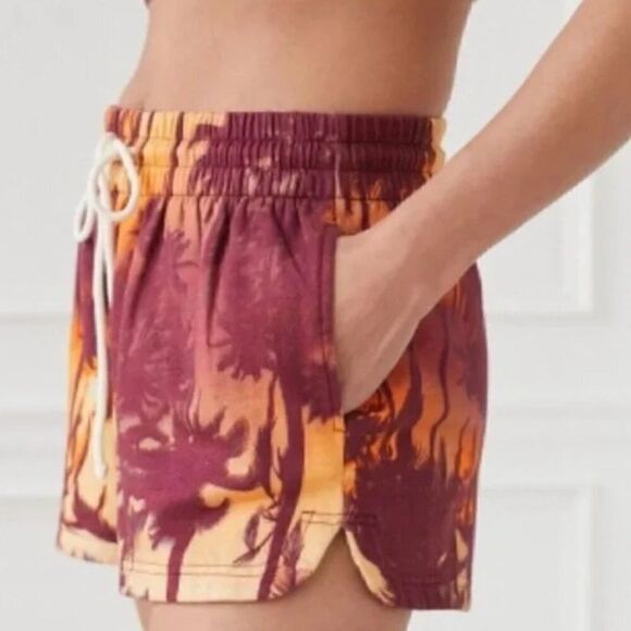 Urban Outfitters Out From Under Ellie Palm Tree Print Lounge Shorts M - Picture 3 of 6